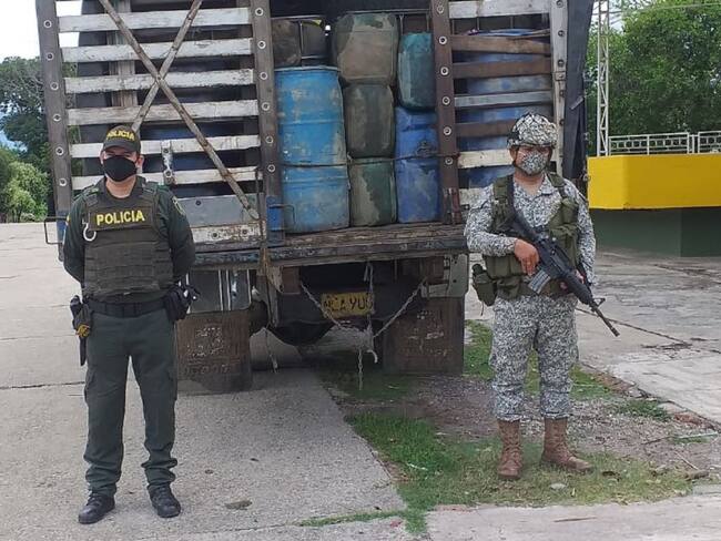 Incautan más de 2000 galones de combustible ilegal en el sur de Bolívar