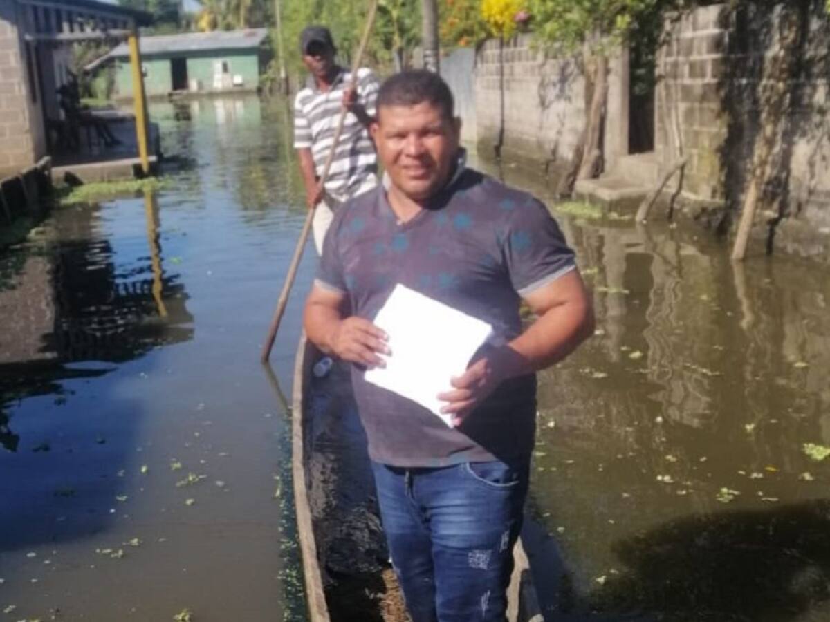 Ola invernal ya deja cinco mil damnificados en Barranco de Loba, Bolívar