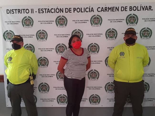 Capturan a mujer que amenazaba a lideresa social en El Salado, Bolívar