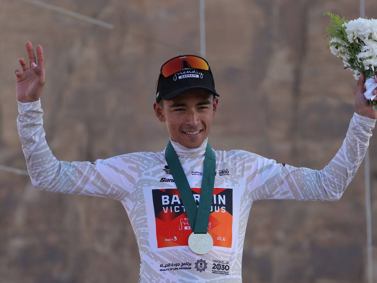 Santiago Buitrago hizo podio en la Vuelta a Andalucía; Tadej Pogacar fue el vencedor