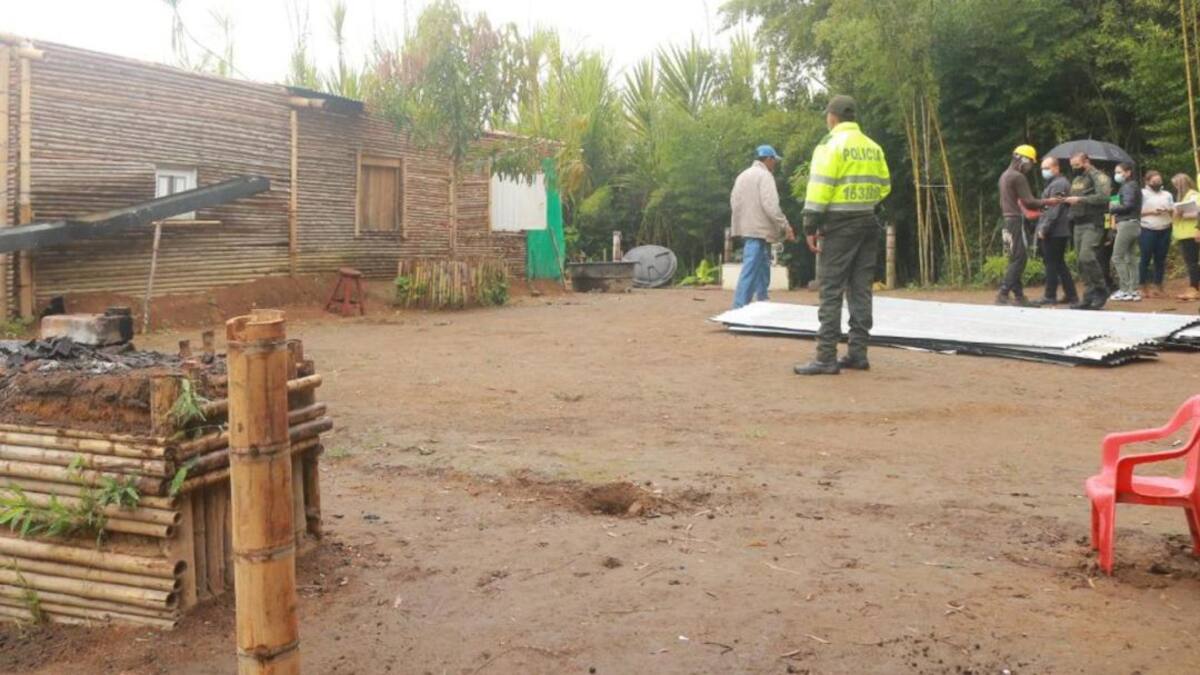 Asentamiento ilegal de 48 mil metros cuadrados fue recuperado en Pereira
