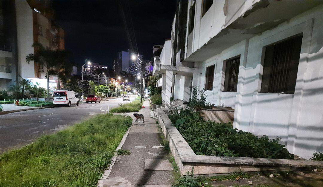 Alrededores del club Profesionales de Bucaramanga