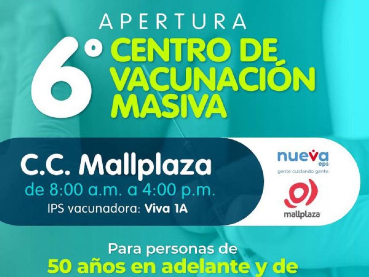 Alcaldía de Manizales anunció nuevo punto de vacunación contra la COVID-19