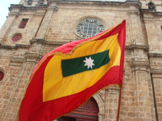 La bandera de Cartagena fue el primer pabellón nacional de Colombia