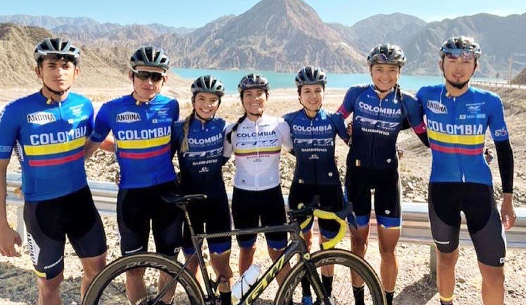 Delgación colombiana en los Panamericanos de Ciclismo de Ruta