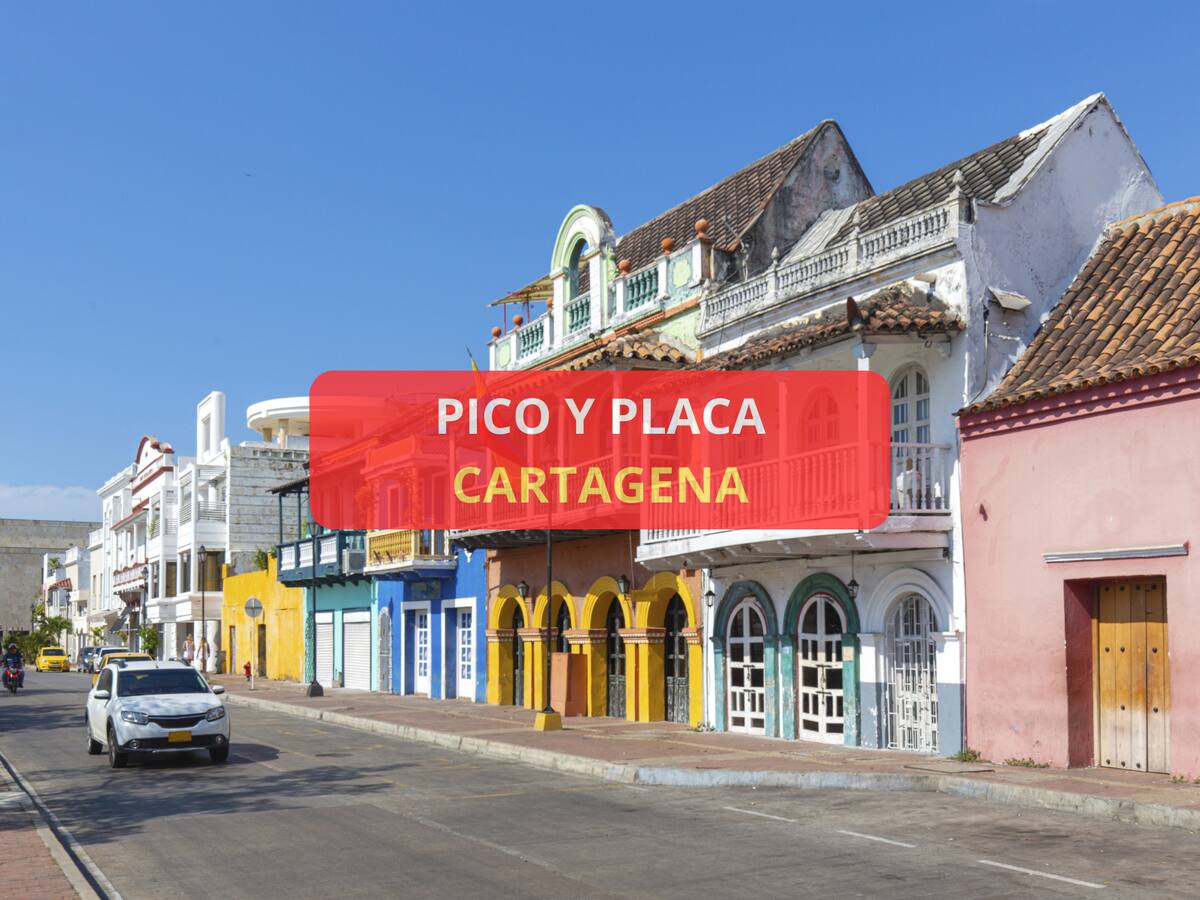 Así regirá el pico y placa en Cartagena entre el 7 y el 11 de abril: horarios para motos y carros