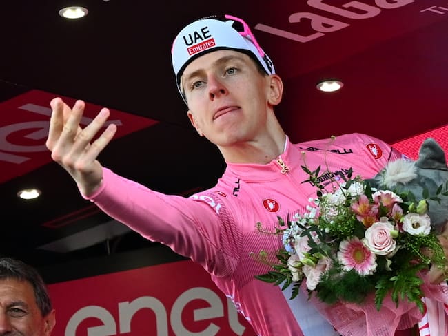 Tadej Pogačar, líder actual del Giro de Italia / EFE