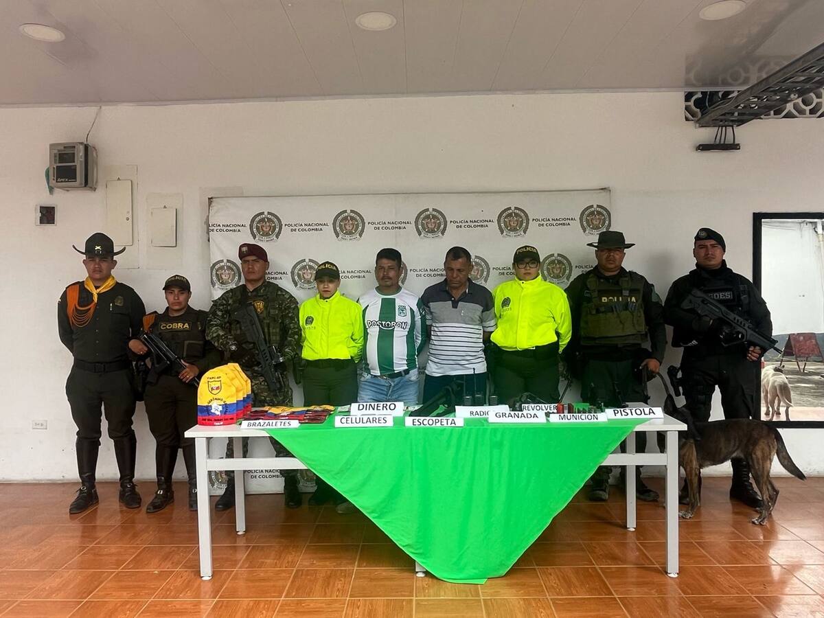 Capturan disidentes responsables de instalar cilindros y detonar explosivos en el sur del Tolima