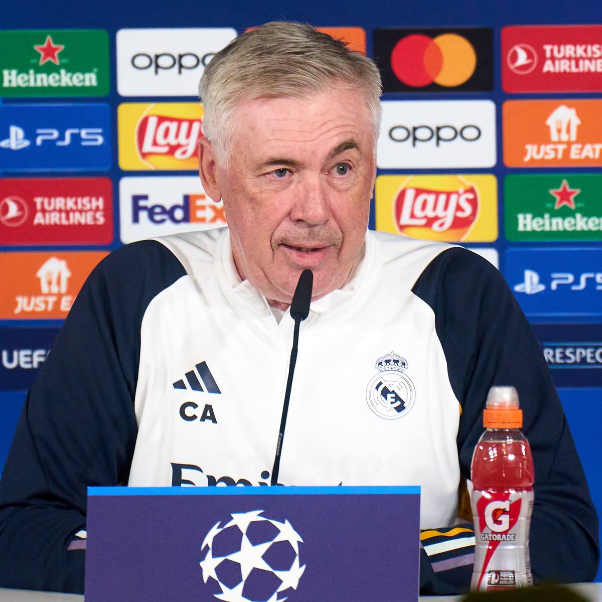 Carlo Ancelotti: “No pensamos en ser favoritos, estamos convencidos de que hay que sufrir”
