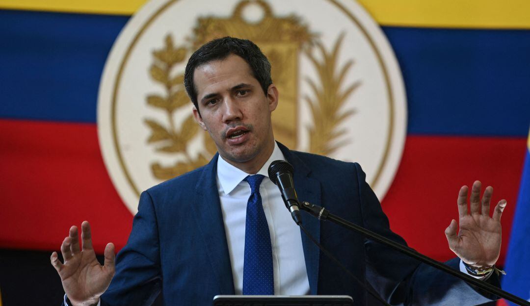 El encargado de la Presidencia de Venezuela, Juan Guaidó