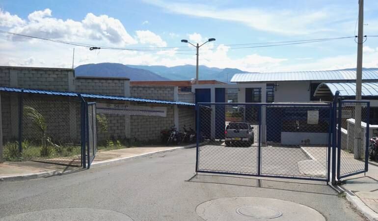 Entrada a la cárcel modelo de Cúcuta