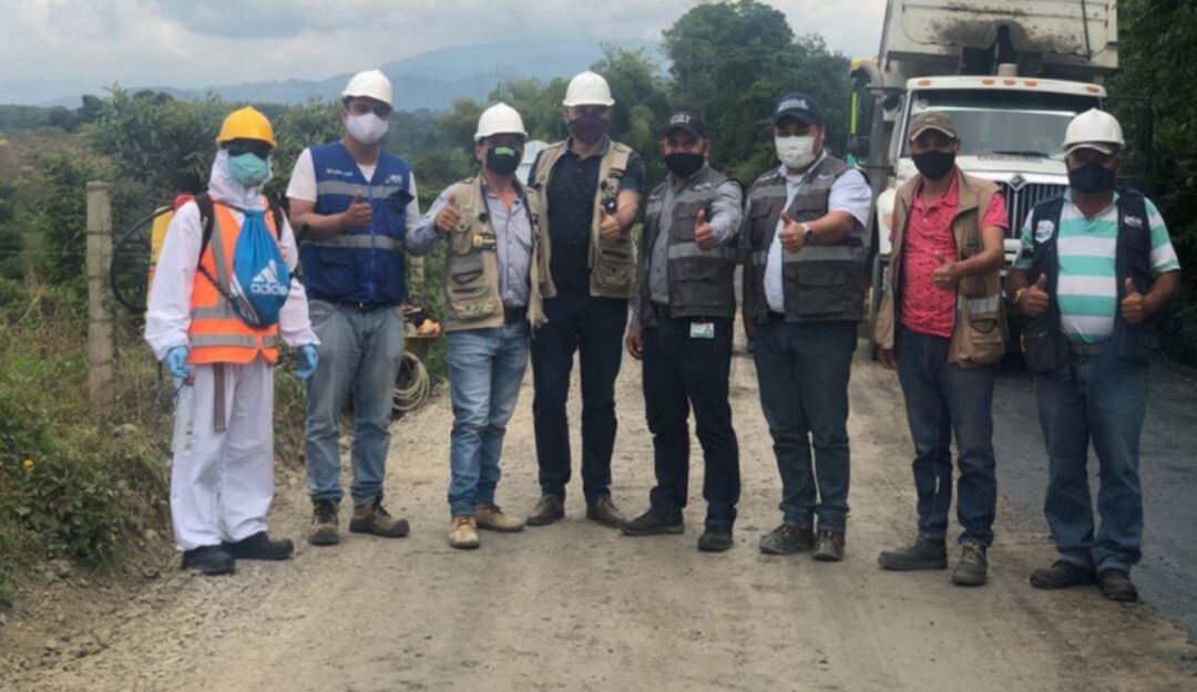 Entrega de obras viales