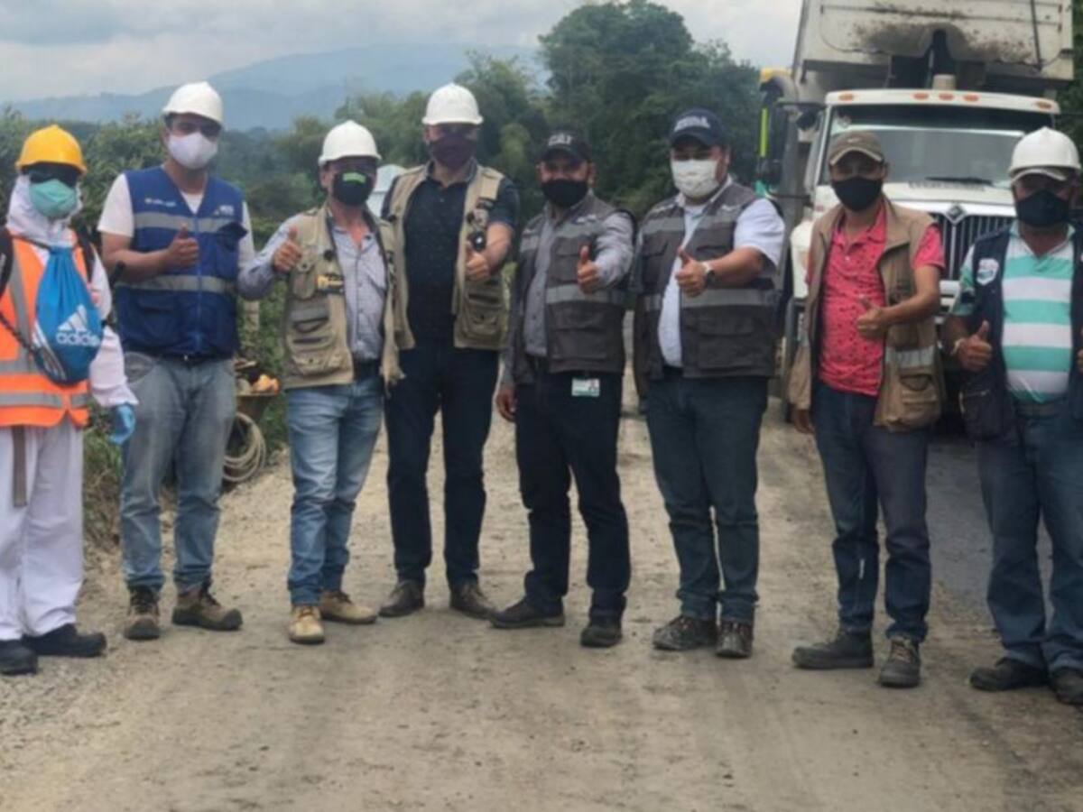 Obras viales en el tramo Chinchiná-Marsella fueron entregadas