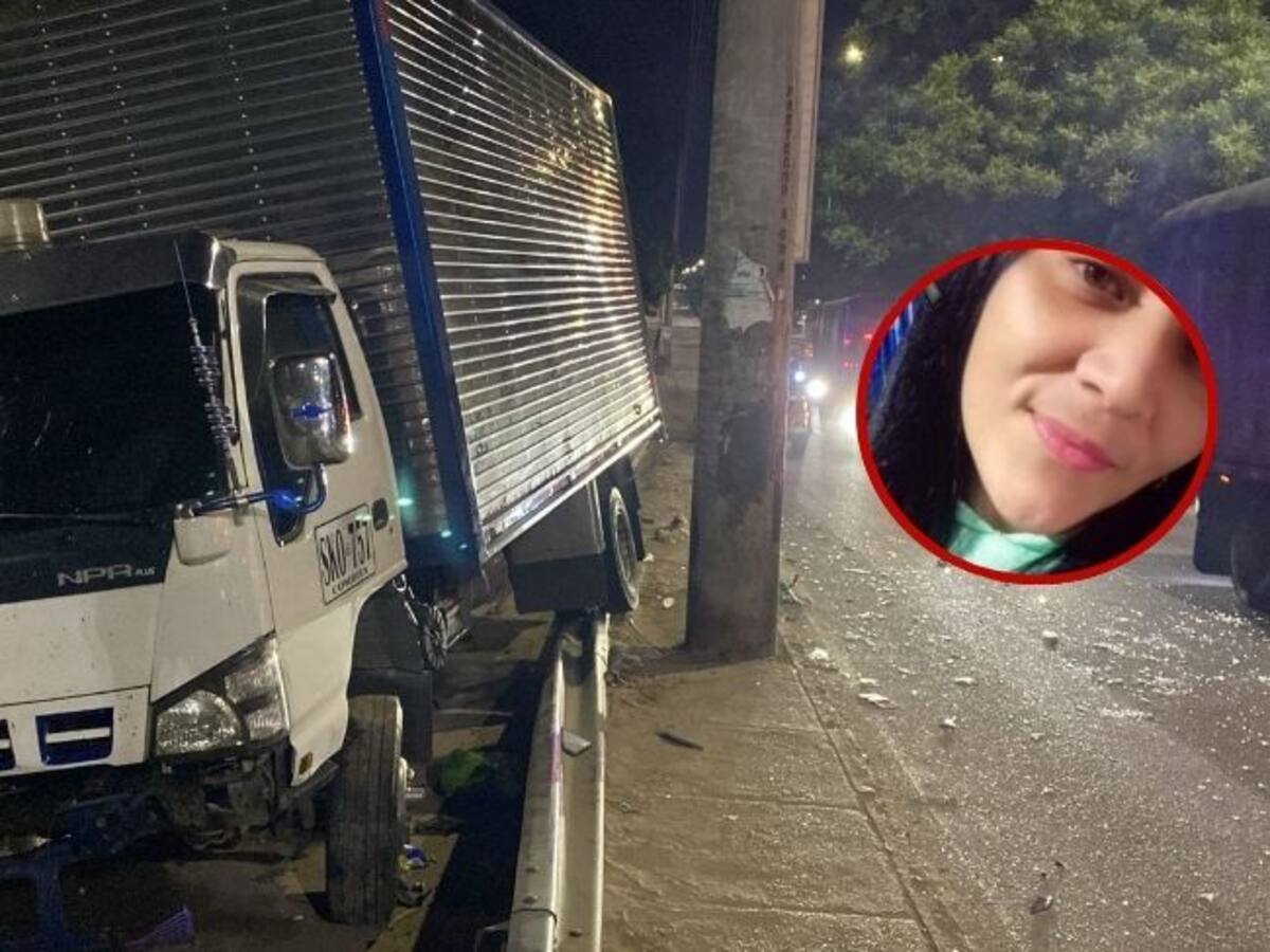 Vendedora de tintos murió arrollada por un camión en Girón