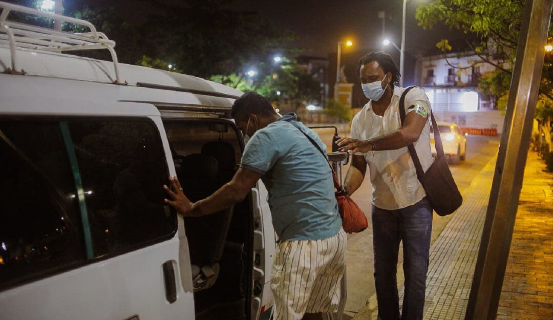 Cuatro habitantes de calle accedieron a resguardarse en este albergue de forma voluntaria