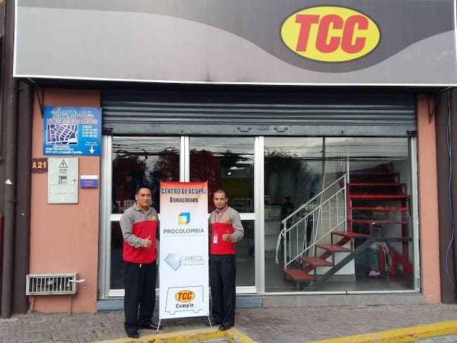 Grupo TCC habilitó sitios de encomiendas en Ecuador para recibir ayudas