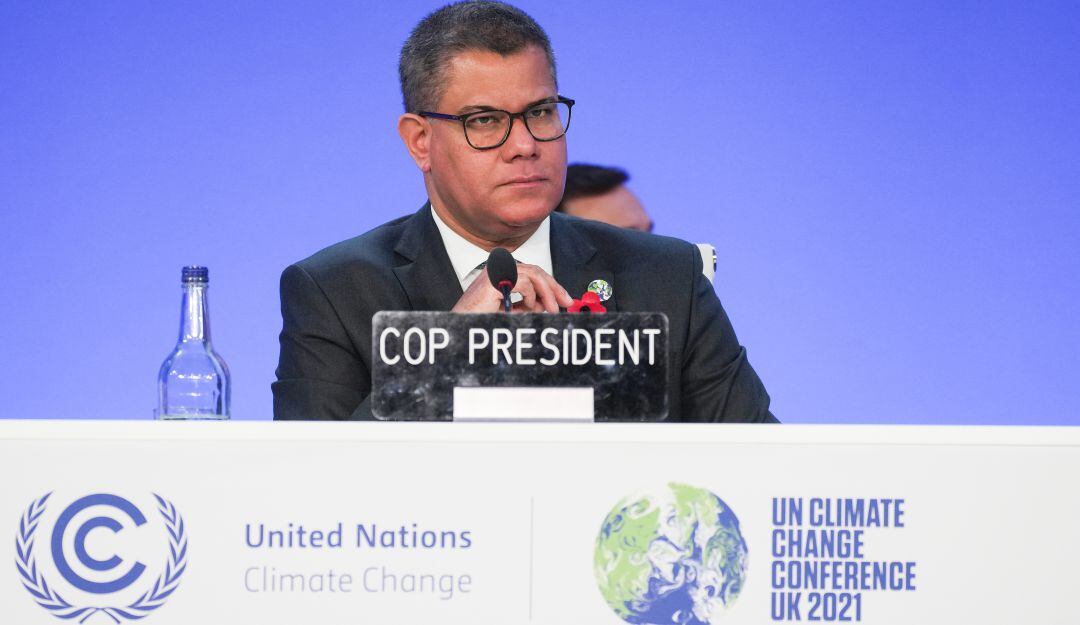 Alok Sharma, presidente de la Conferencia sobre Cambio Climático de Naciones Unidas (COP26) de Glasgow (Escocia).