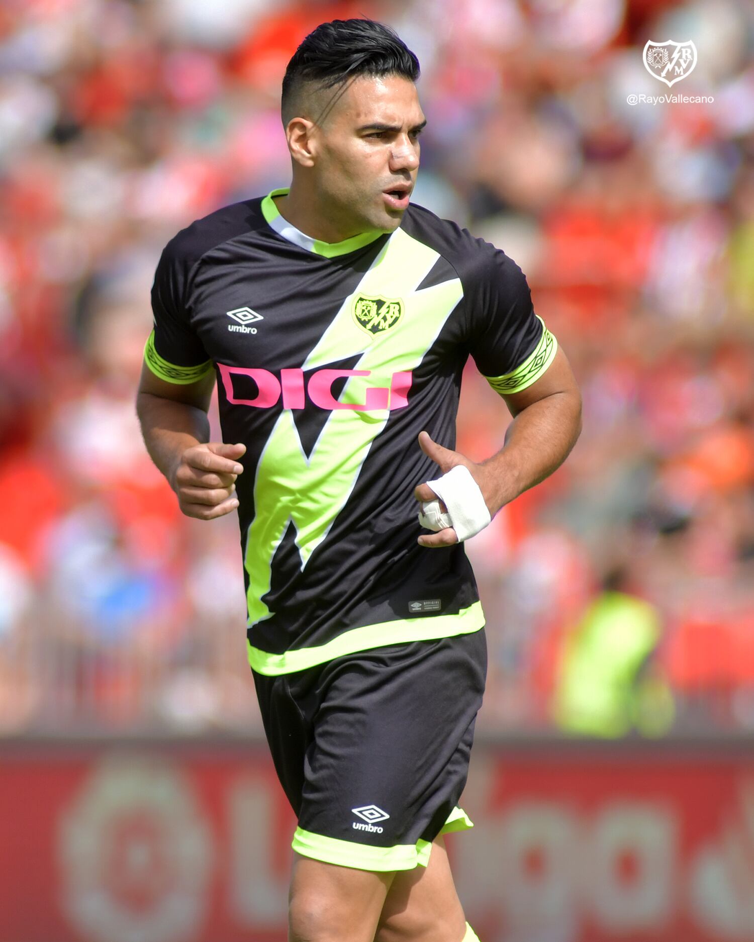 Falcao completó ocho juegos disputados en la temporada con el Rayo Vallecano / @RayoVallecano.
