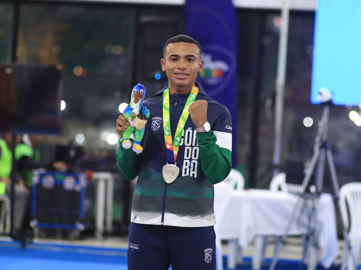 Córdoba sumó su primera medalla en los I Juegos Nacionales Juveniles del Eje Cafetero
