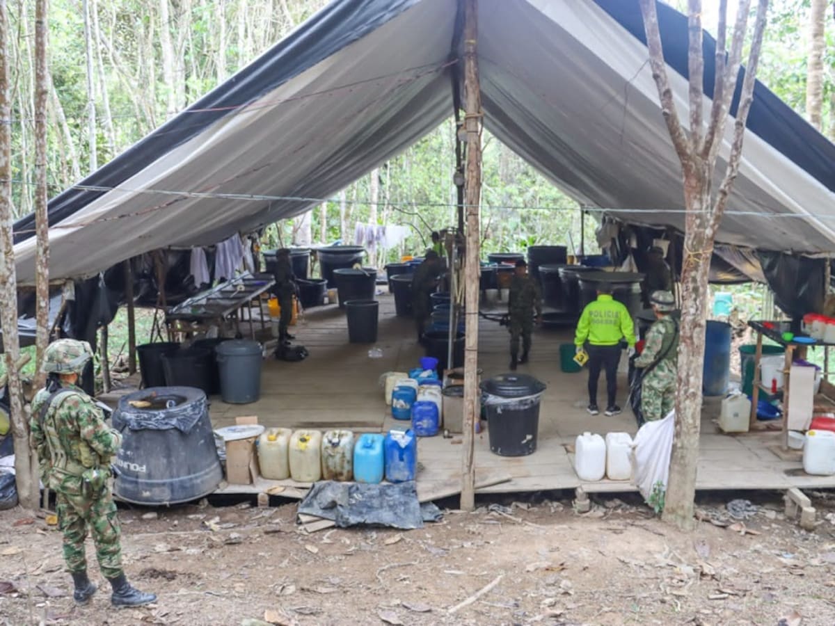 Desmantelan laboratorio que producía 700 kilos de clorhidrato de cocaína al mes en Bolívar