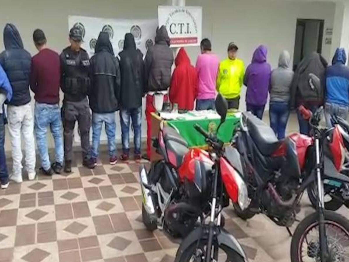 Cayó "La Familia" en Riosucio por presunto tráfico de drogas