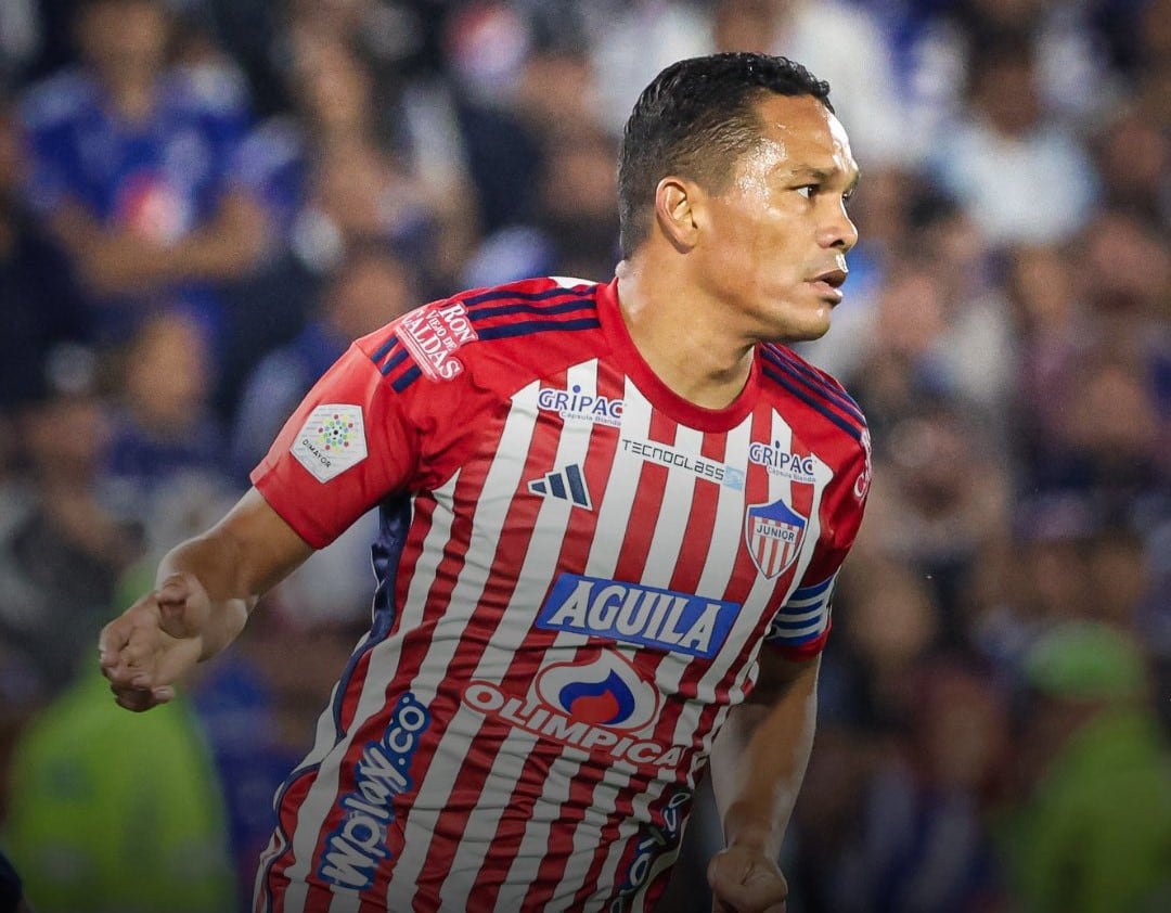 Carlos Bacca, delantero de Junior / @JuniorClubSA