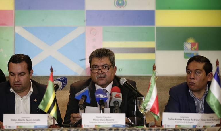 Plinio Gonzale, presidente de La Federación Nacional de Departamentos