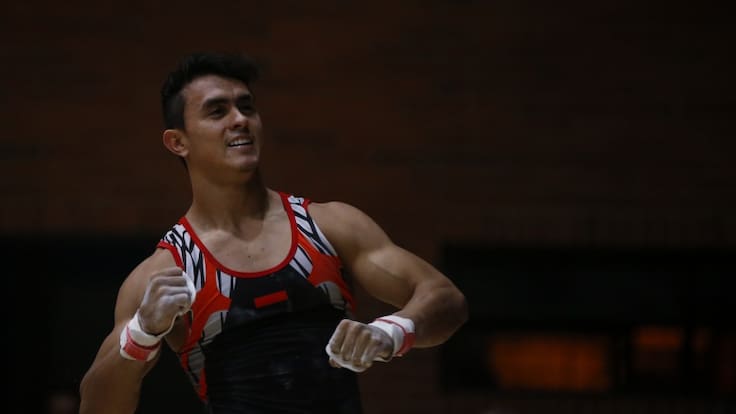 Yossimar Calvo ganó oro y plata en la Copa Mundo de Gimnasia en Portugal