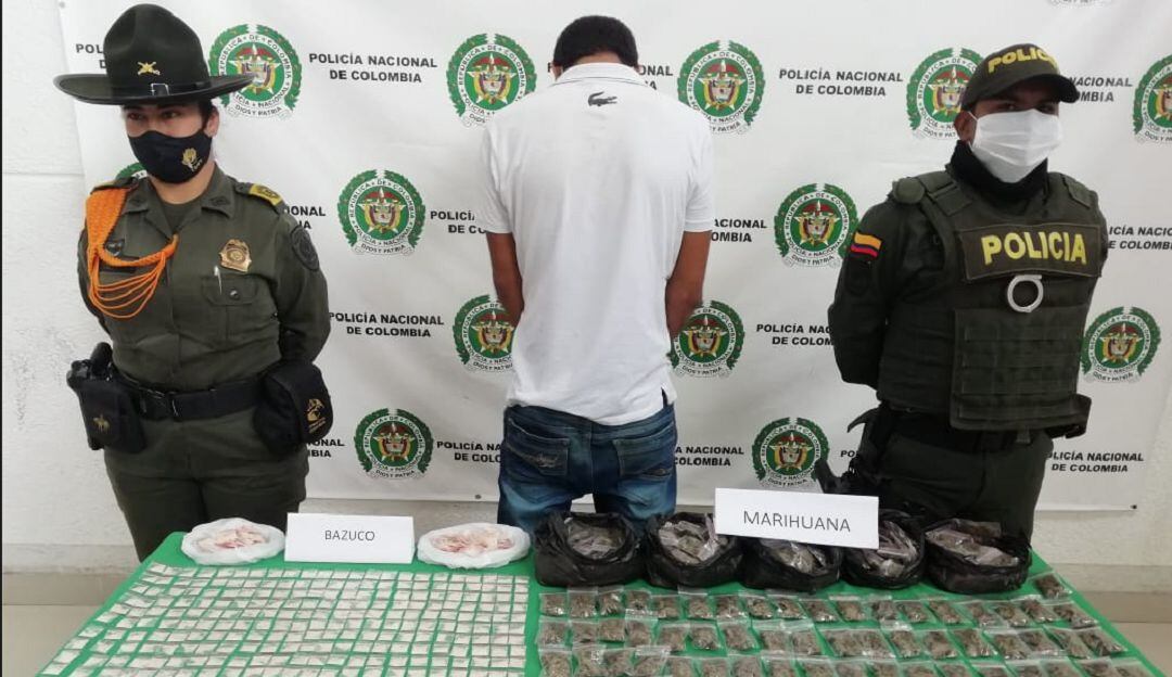 Capturado en Neira por porte de estupefacientes