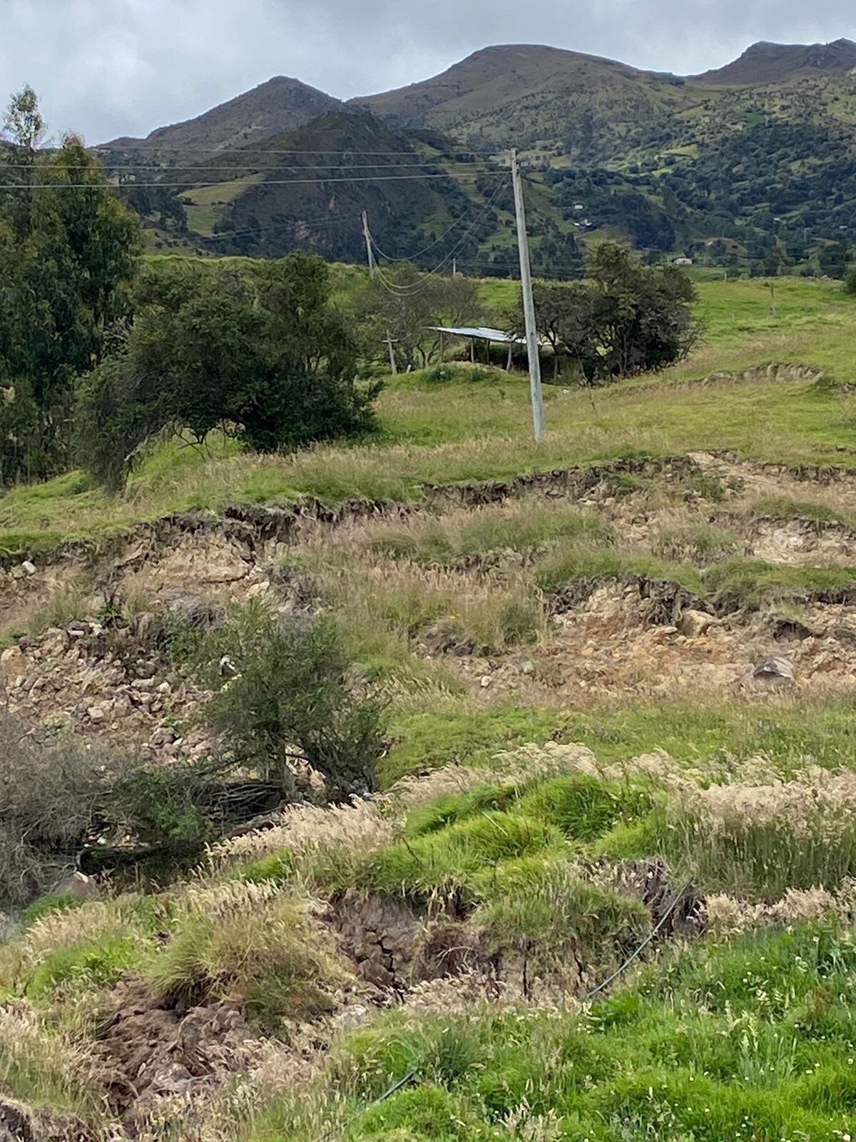 Remoción en masa - Gámeza (Boyacá)