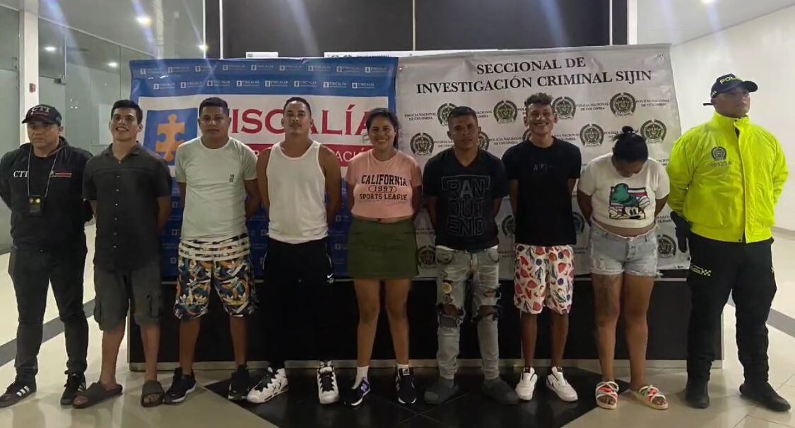 Capturados ‘Los Pisasuave’ encargados del microtráfico en el centro de Cúcuta / Foto: Policía Metropolitana de Cúcuta