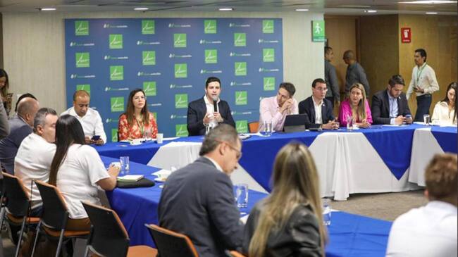 Reunión alcaldes del Valle de Aburrá. Foto: cortesía.