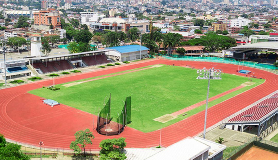 Estadio de atletismo Pedro Grajales.