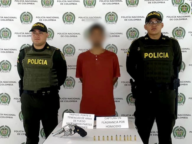 Capturado Bolombolo- foto policía Antioquia