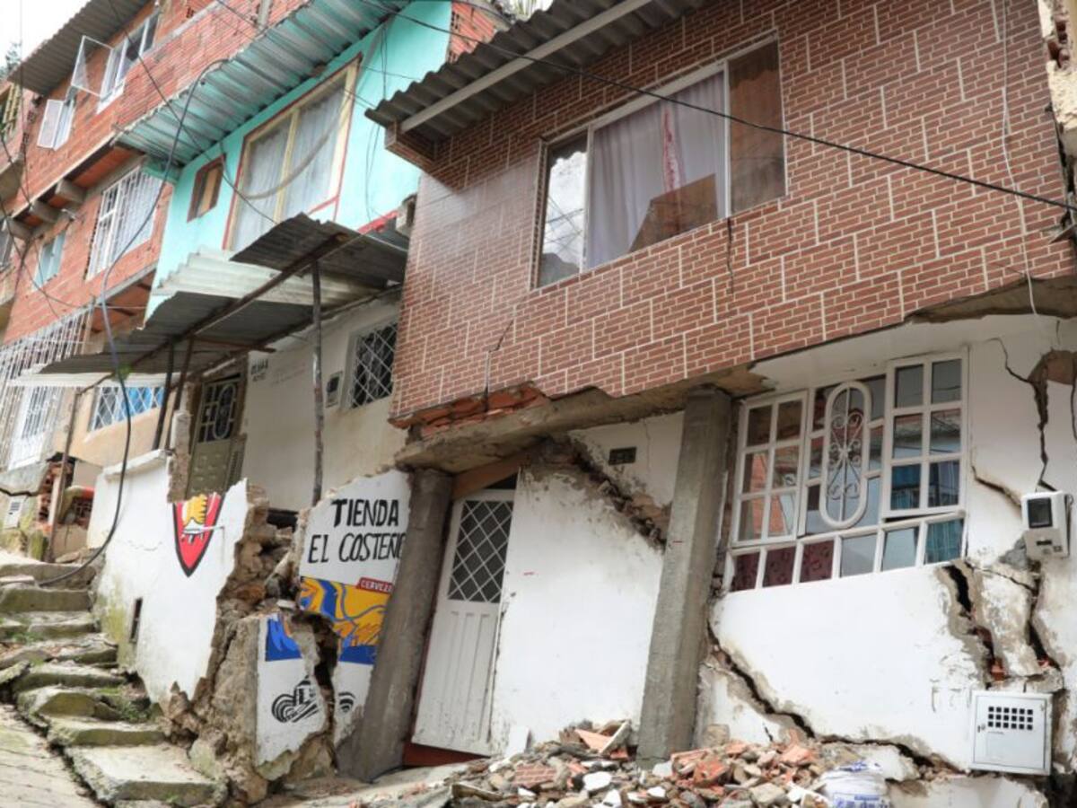 En los cerros orientales hay 194 viviendas en riesgo de colapsar