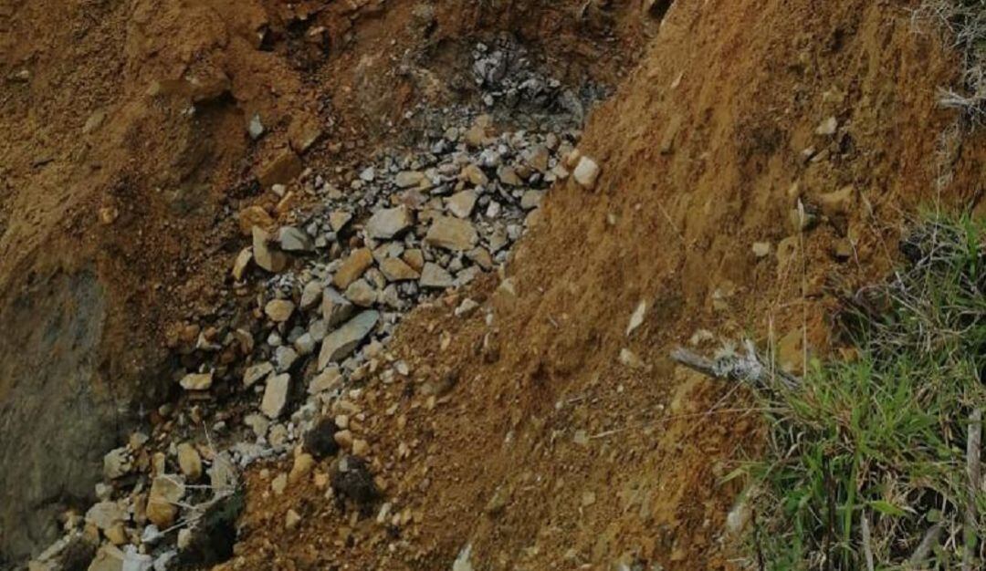 Deslizamiento de tierra de grandes proporciones