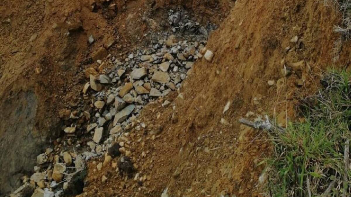 Deslizamiento de tierra de grandes proporciones se registró en Ginebra