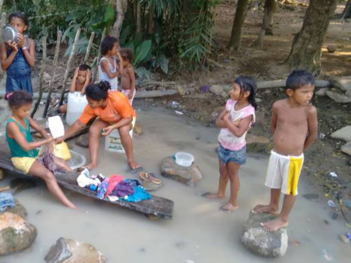 Drama por escasez de agua en el sur de Bolívar, y la que hay, está contaminada