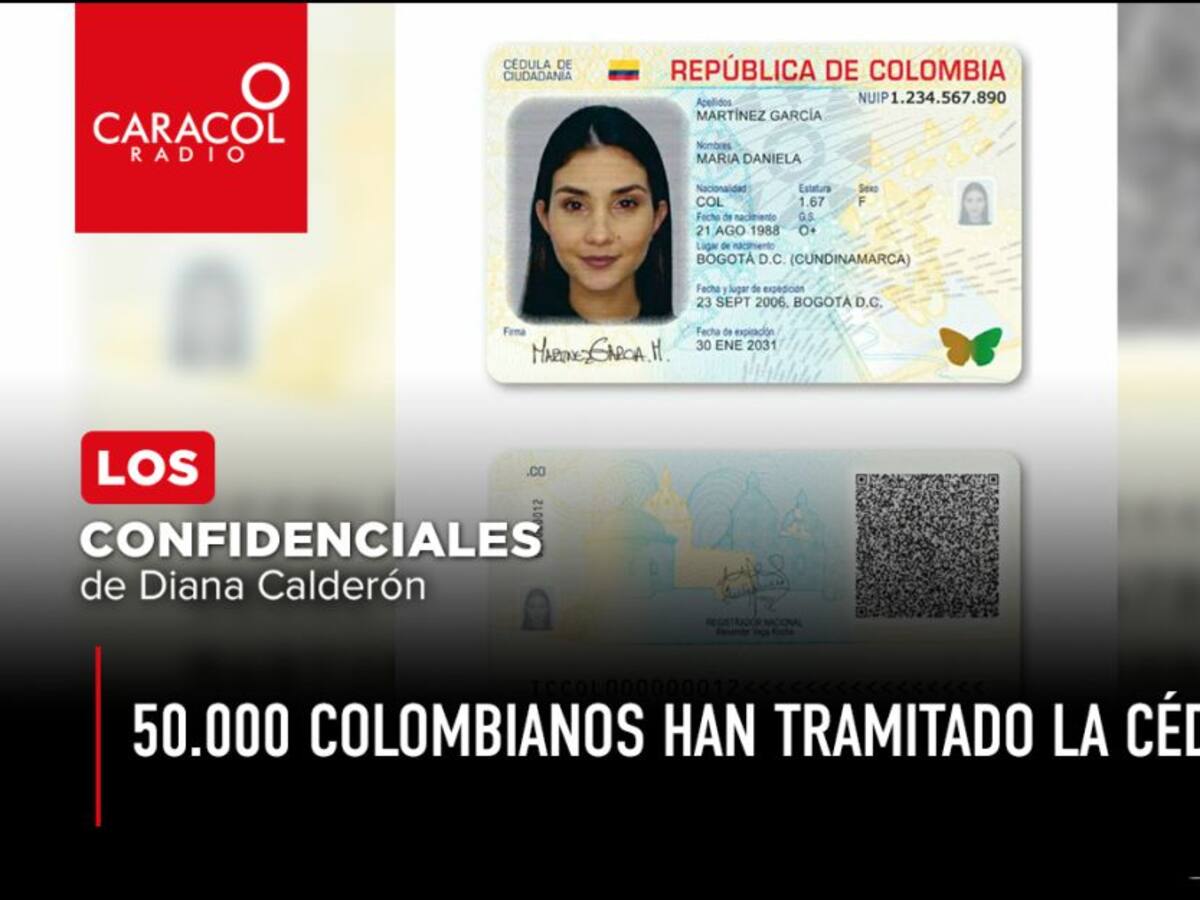 50.000 colombianos han tramitado la cédula digital
