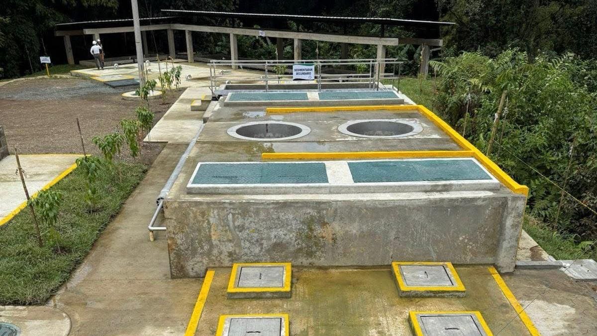 Planta de Tratamiento de Aguas Residuales de Guacarí en Pereira, fue entregada a la comunidad