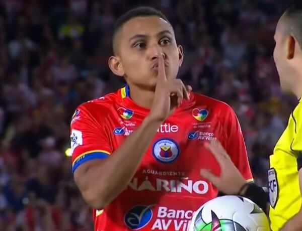 Ray Vanegas en su paso por Deportivo Pasto | Foto: Captura de pantalla