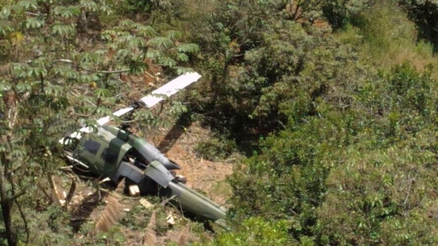 Cerca de 10 heridos deja accidente aéreo en Antioquia. Foto: Cortesía W Radio