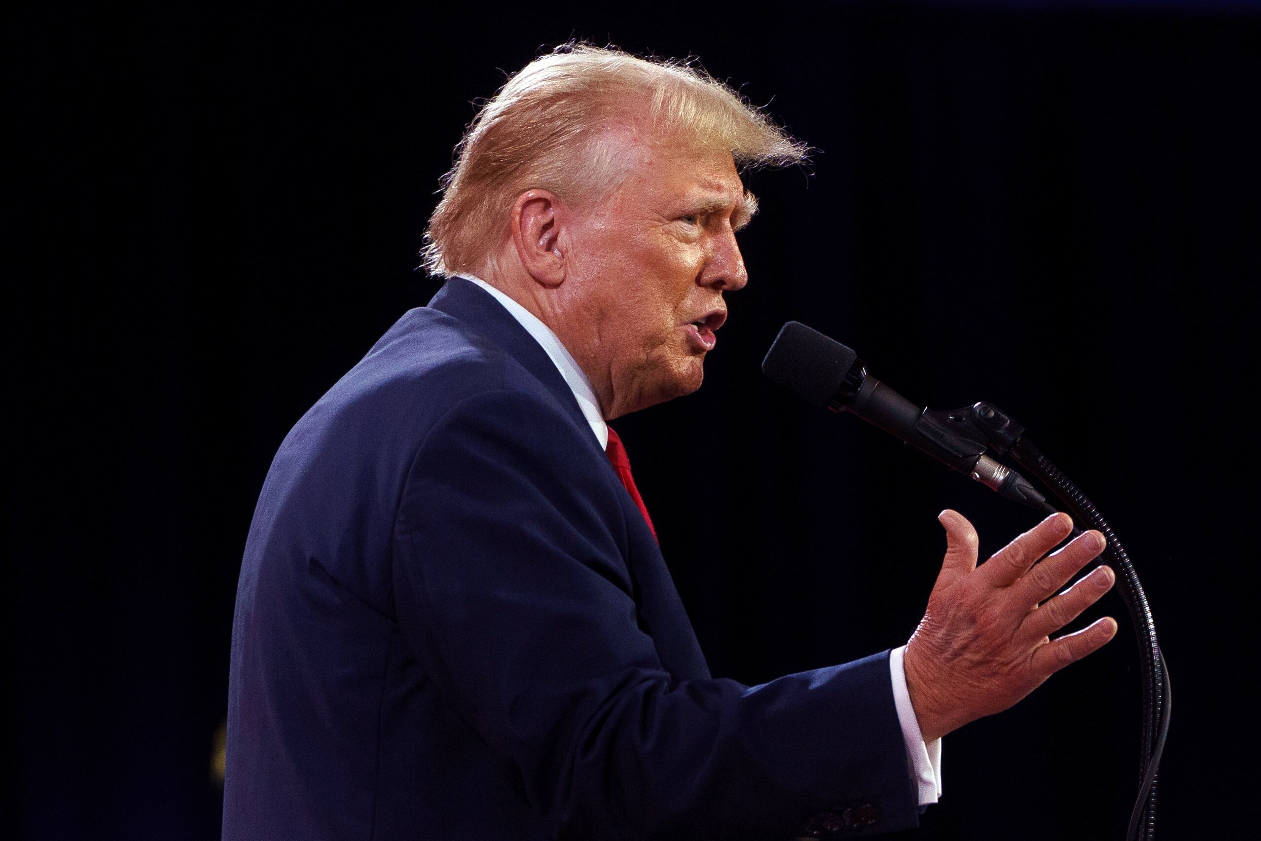 Former US President Donald Trump (Filadelfia) EFE/EPA/WILL OLIVER