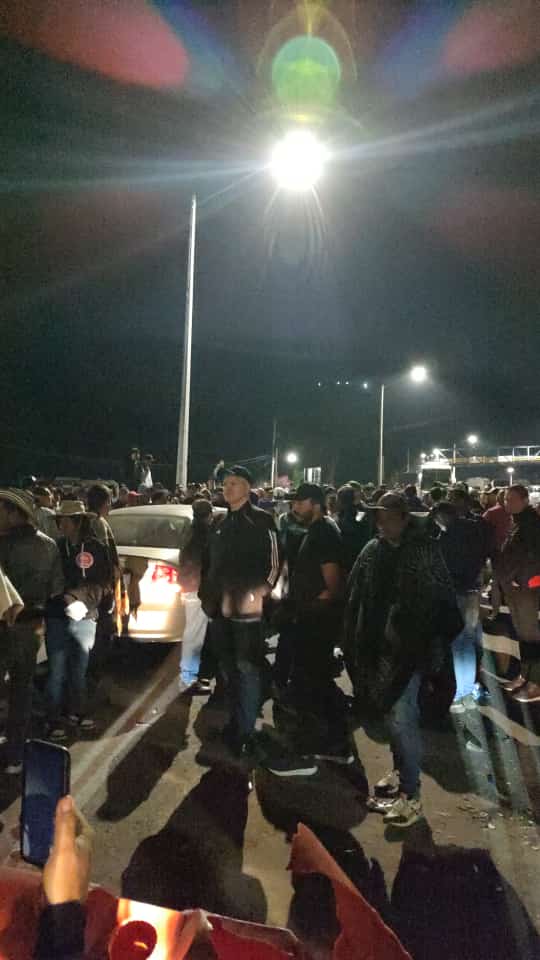 Protestas vía Cúcuta-Pamplona