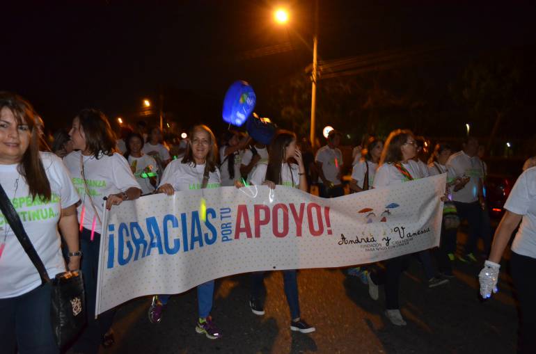 Marcha a favor de los niños con cáncer 