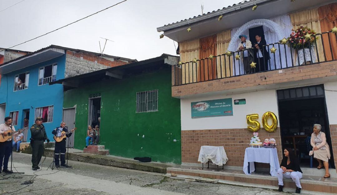 Celebracón Bodas de Oro en Florencia, Caldas