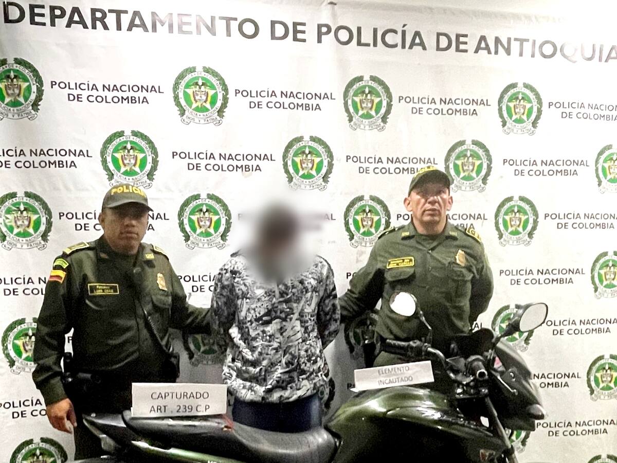 En La Ceja capturaron a un fletero y el alcalde pide que no lo dejen en libertad