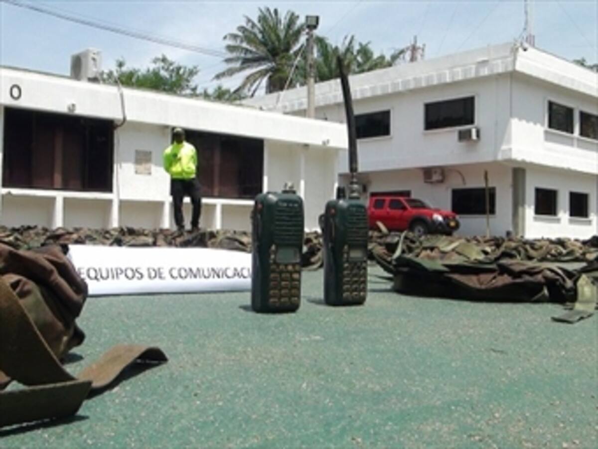 Policía halla caleta paramilitar en zona rural de Valledupar