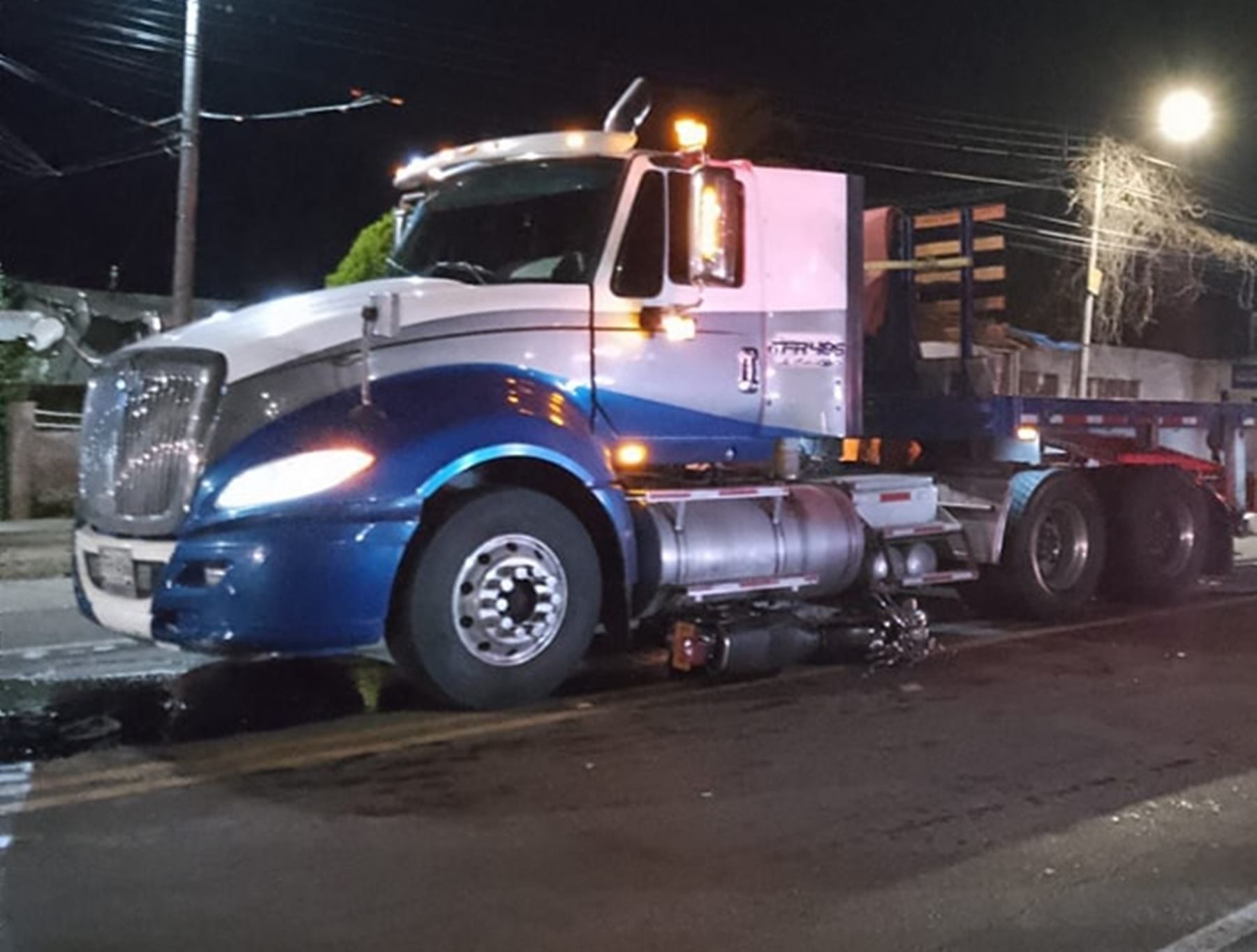 Accidente en el sector de Picaleña