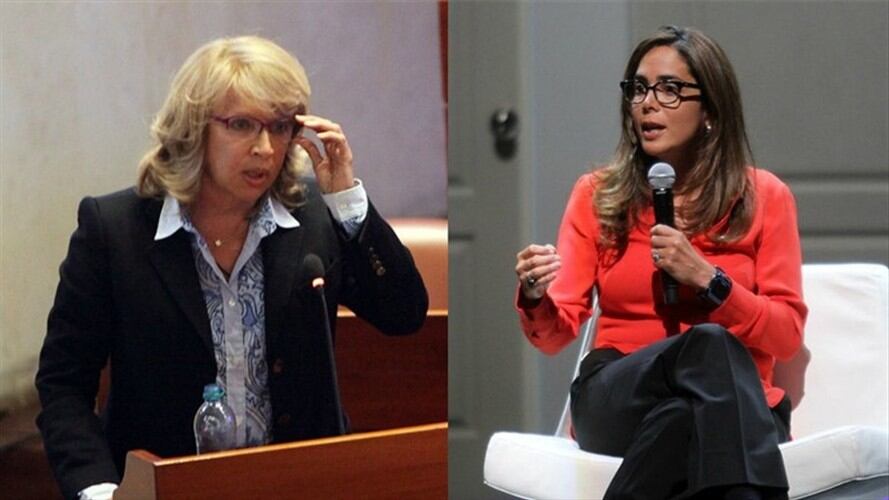 Cecilia Álvarez y Ginna Parody. Foto: